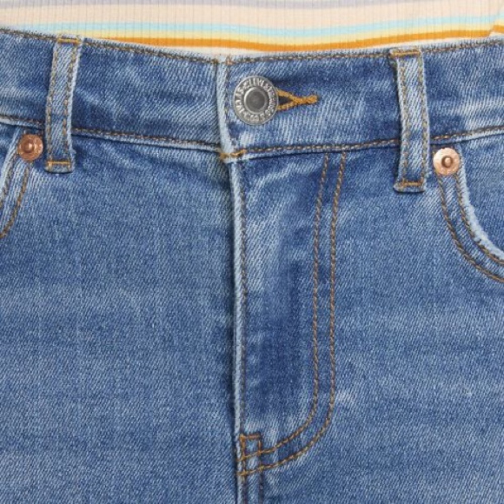Levi's• Girls' High-Rise Straight Jeans - Medium Wash - Picture 5 of 14